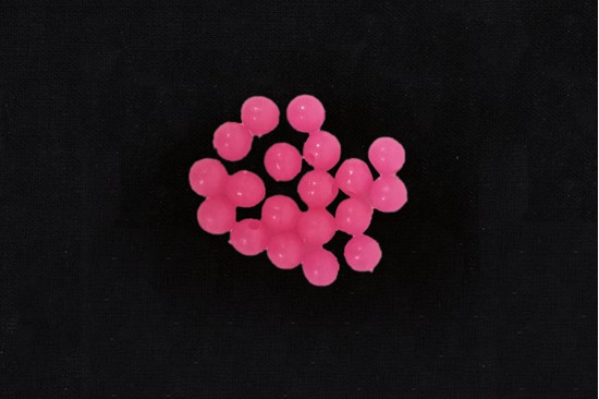 Hard beads VERCELLI ROUND LUM Pink